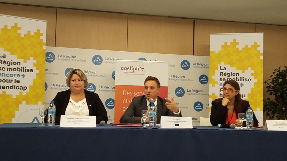 Signature du protocole d'accord entre la Région Auvergne-Rhône-Alpes et l'Agefiph